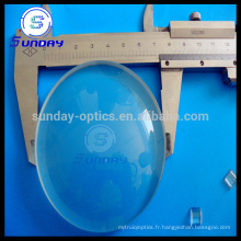 100mm 150mm diamètre Grand Plano convexe lentille verre optique